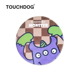 TOUCHDOG 圓形寵物地墊 - 紫怪獸