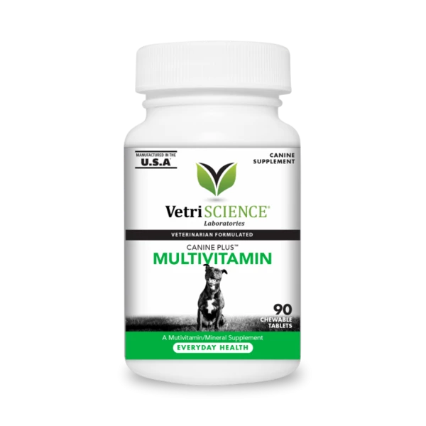 VETRISCIENCE Canine Plus Multivitamin Chewable Tablets 90 Tablets CityU Vet Boutique Veterinarian Recommended