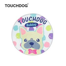 TOUCHDOG 圓形寵物地墊 - 鬥牛犬