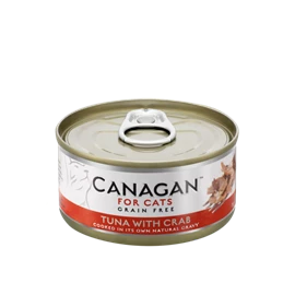 CANAGAN 原之選 貓咪主食罐 - 吞拿魚伴蟹肉配方 75g