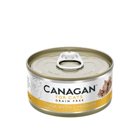 CANAGAN Grain Free Canned Food -  Tuna with Chicken For Cats 75g