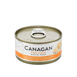 CANAGAN Grain Free Canned Food -  Chicken with Salmon For Cats 75g