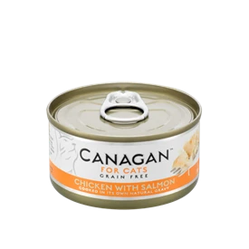 CANAGAN 原之選 貓咪主食罐 - 雞肉伴三文魚配方 75g
