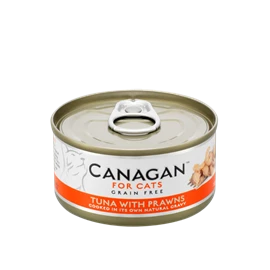 CANAGAN 原之選 貓咪主食罐 - 吞拿魚伴蝦配方 75g