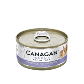 CANAGAN Grain Free Canned Food -  Chicken with Duck For Cats 75g
