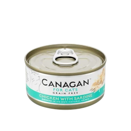 CANAGAN 原之選 貓咪主食罐 - 雞肉伴沙丁魚配方 75g