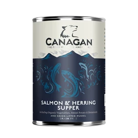 CANAGAN 原之選 狗狗主食罐 - 三文魚及鯡魚配方 400g