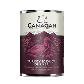 CANAGAN Canned Food -  Turkey & Duck Dinner For Adult Dogs 400g