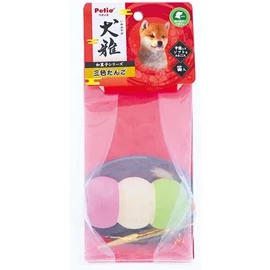 Petio 犬雅和菓子系列柔軟乳膠狗玩具 - 三色糰子