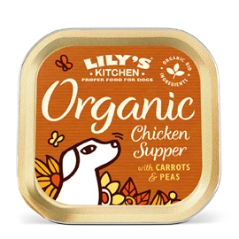 LILY'S KITCHEN ORGANIC WET FOOD FOR DOGS - Organic Chicken Supper 150g