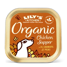 LILY'S KITCHEN ORGANIC WET FOOD FOR DOGS - Organic Chicken Supper 150g