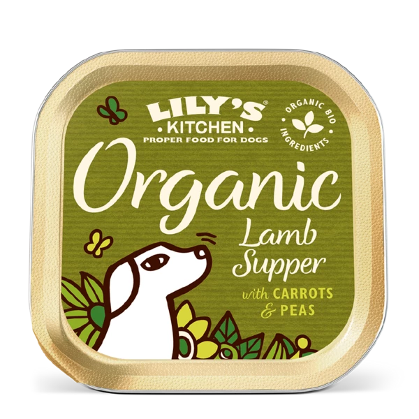LILY S KITCHEN ORGANIC WET FOOD FOR DOGS Organic Lamb Supper 150g CityU Vet Boutique Veterinarian Recommended