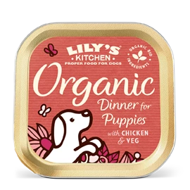 LILY'S KITCHEN ORGANIC WET FOOD FOR DOGS - Organic Dinner for Puppies 150g