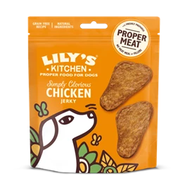 LILY'S KITCHEN TREATS FOR DOGS - Simply Glorious Chicken Jerky 70g
