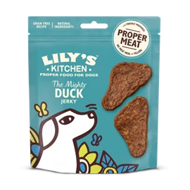 LILY'S KITCHEN TREATS FOR DOGS - The Mighty Duck Mini Jerky 70g