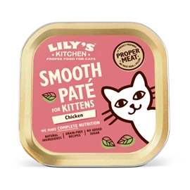 LILY'S KITCHEN WET FOOD FOR CATS - Smooth Paté for Kittens 85g
