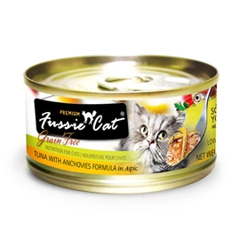 Fussie Cat Premium Tuna With Anchovy 80g