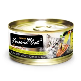 Fussie Cat Premium Tuna With Mussel 80g