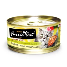 Fussie Cat Premium Tuna With Shrimp 80g