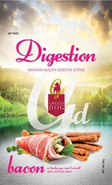 Greedy Dog Digestion Bacon