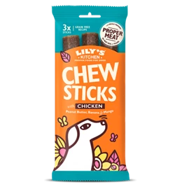LILY'S KITCHEN TREATS FOR DOGS - Chew Sticks with Chicken 120g