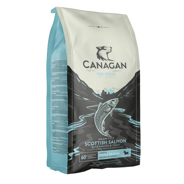 CANAGAN Grain Free Dry Food Scottlish Salmon For Small Breed Dogs