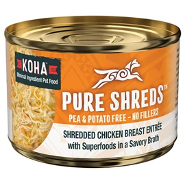 KOHA Canned Food - Pure Shreds Shredded Chicken Breast Entrée for Dogs 156g