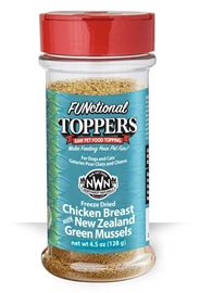 NORTHWEST NATURALS TOPPERS - FREEZE DRIED CHICKEN BREAST & NEW ZEALAND GREEN MUSSELS 4.5OZ 