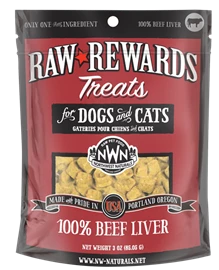 NORTHWEST NATURALS Freeze Dried Treats for Dogs and Cats - Beef Liver 3oz