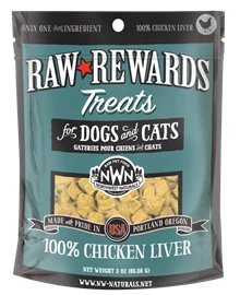 NORTHWEST NATURALS Freeze Dried Treats for Dogs and Cats - Chicken Liver 3oz