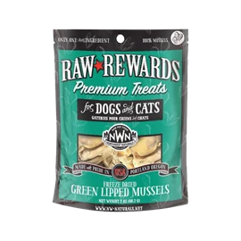 NORTHWEST NATURALS Freeze Dried Treats for Dogs and Cats - Green Lipped Mussels 2oz