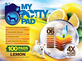 MY POTTY PAD Pet Sheets - Lemon 33 x 45 cm 100 pcs