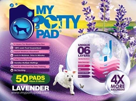 MY POTTY PAD Pet Sheets - Lavender 45 x 60 cm 50 pcs