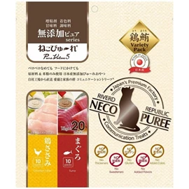 RIVERD REPUBLIC PureValue5 貓用肉泥 雞肉 / 吞拿魚 13g x 20