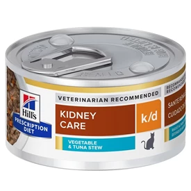 HILL'S Prescription Diet Feline k/d Vegetable & Tuna Stew 2.9oz
