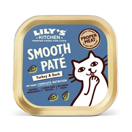 LILY'S KITCHEN WET FOOD FOR CATS - Turkey & Duck Paté 85g