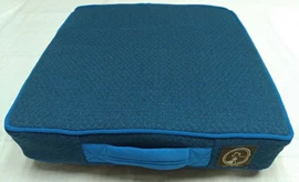 ONE FOR PETS Orthopedic Interlaced Air Bed (Bluish Grey) 39 x 39 x 5 cm