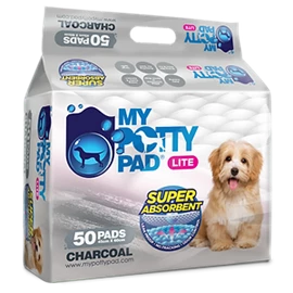 MY POTTY PAD LITE Pet Sheets - Charcoal 45 x 60 cm 50 pcs