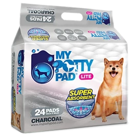 MY POTTY PAD LITE Pet Sheets - Charcoal 60 x 90 cm 24 pcs