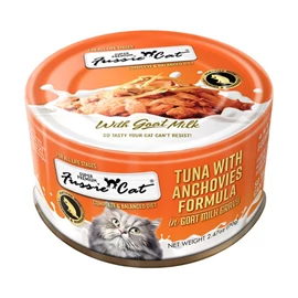 FUSSIE Cat Premium Tuna with Anchovies Formula in Goat Milk Gravy 70g