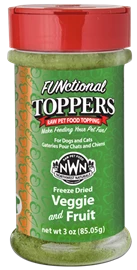NORTHWEST NATURALS TOPPERS - FREEZE DRIED VEGGIE & FRUIT 3OZ 