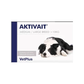 VETPLUS AKTIVAIT 犬用腦活素 60 粒 - 中 & 大型犬