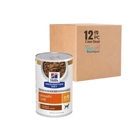 HILL'S Prescription Diet Canine Urinary Care c/d Chicken & Vegetable Stew 12.5oz (1x12)