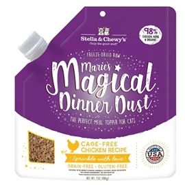 STELLA & CHEWY'S Marie's Magical Dinner Dust for Cats - Cage-Free Chicken Recipe 7oz