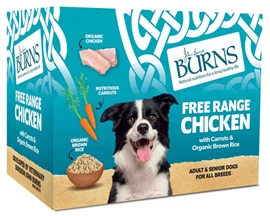 BURNS MOIST Food - Free Range Chicken, Carrots & Organic Brown Rice