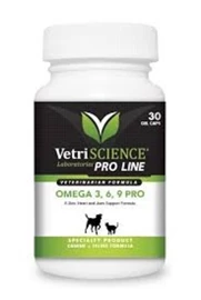 VETRISCIENCE Omega 3 6 9 Pro For Cats And Dogs (30 Caps)