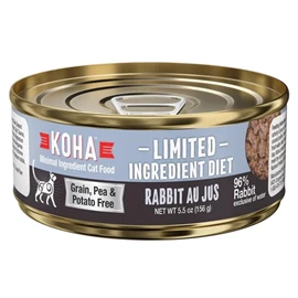 KOHA Canned Food - Limited ingredient diet rabbit au jus for Cats 3oz