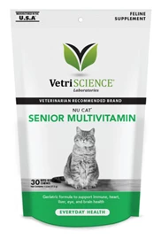 VETRISCIENCE Nu Cat Senior Cat Multivitamin 30 Bite-Sizes Chews