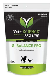 VETRISCIENCE GI Balance Pro For Dog And Cat 60 Bite-Sized Chews