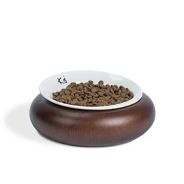 K.1 CAP CAP Wooden Pet Table Single Bowl